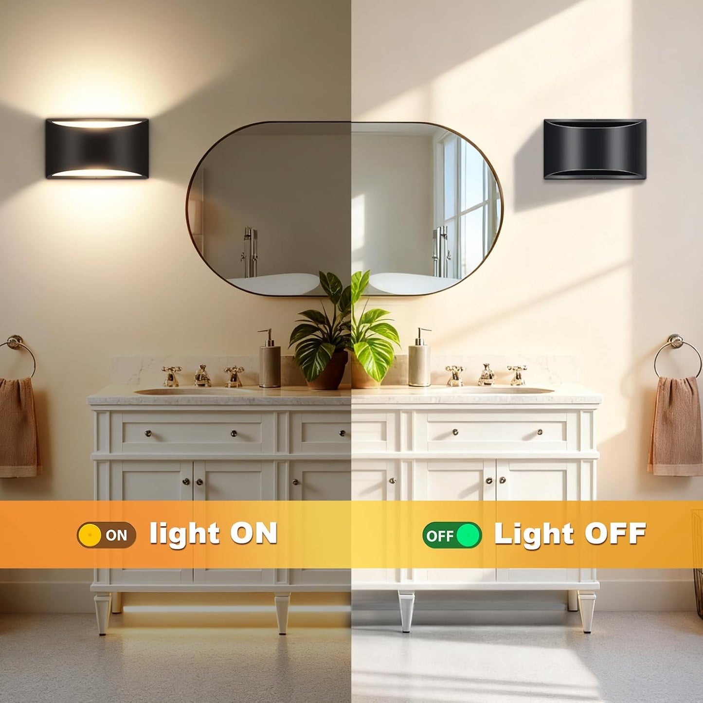 8 Pack Black Modern LED Wall Sconces, 3000K Warm White Hardwired Interior Wall Lights Up and Down Wall Mount Light for Bedroom,Living Room,Hallway(with G9 Bulbs)